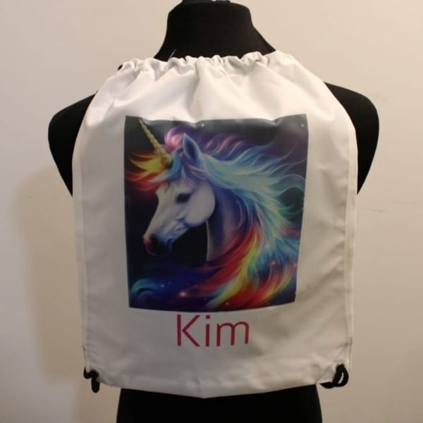Bestel nu deze volledig te sublimeren rugzak / gymtas. maak je eigen unieke tas - leuk voor school, sport of onderweg
