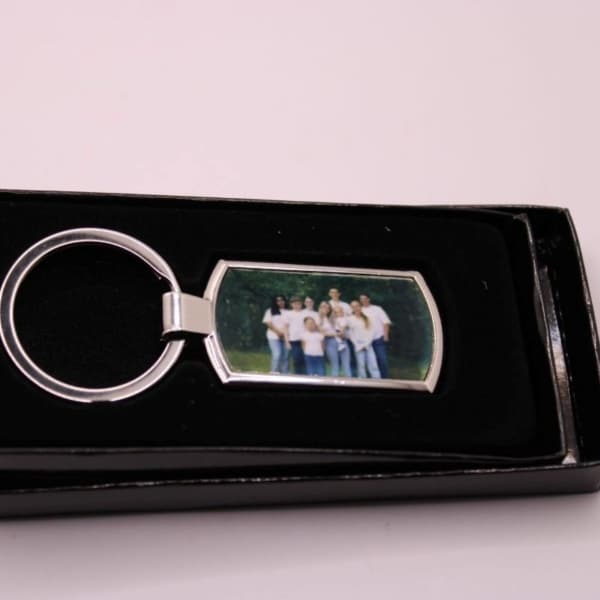 Bestel nu deze zelf te personaliseren aluminium sleutelhanger, leuk met naam, foto of datum. leuk voor Moederdag, Valentijn, geboorte enz